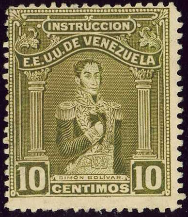 Venezuela 1914 Fiscal Bolivar in Uniform 10 C.jpg