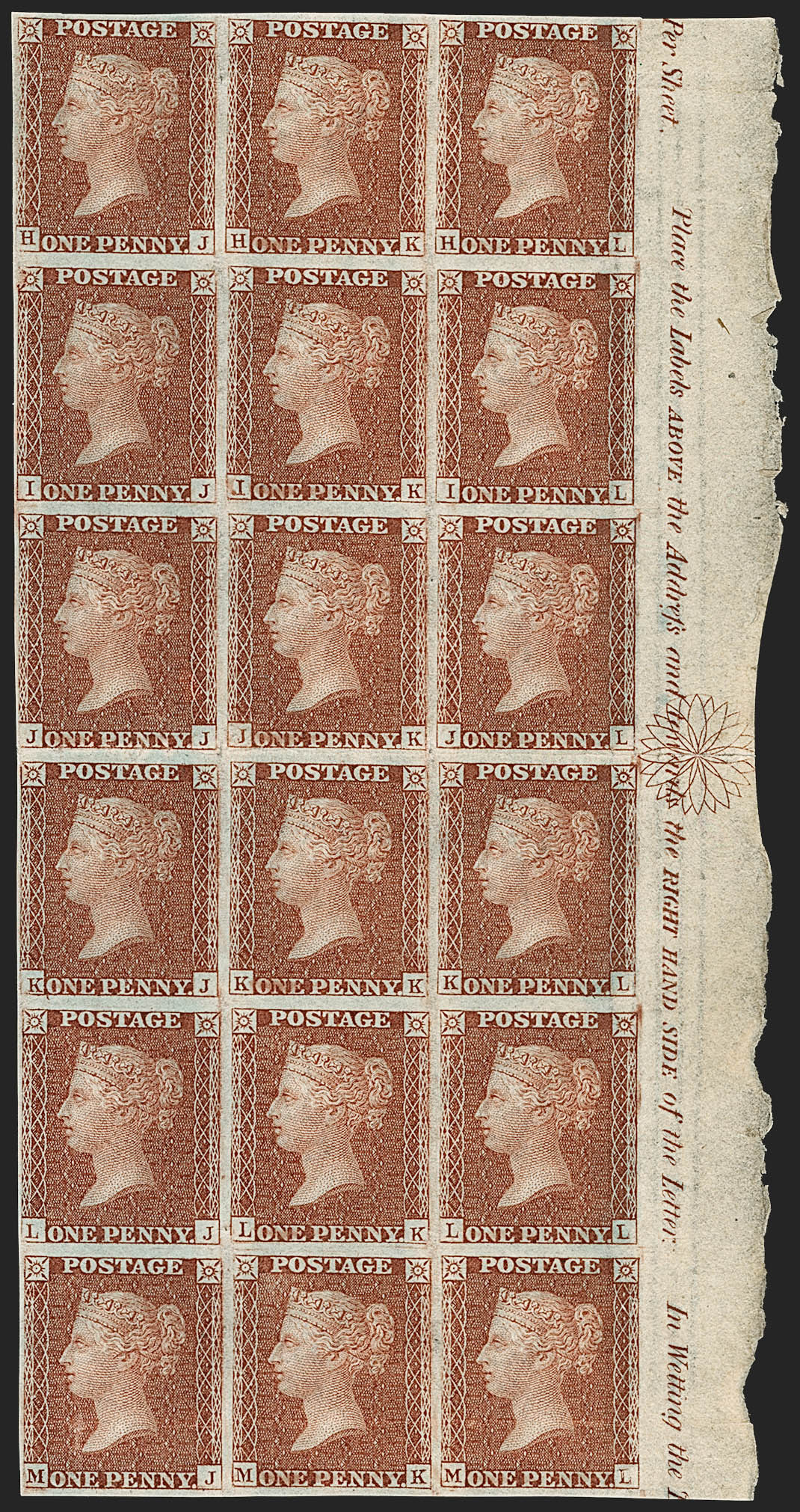 GB 1d Red Die II Plate 22 HJML Neales Imperf.jpg