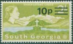 South Georgia 1971 Fauna - Issues of 1963 Surcharged 10p on 2s.jpg