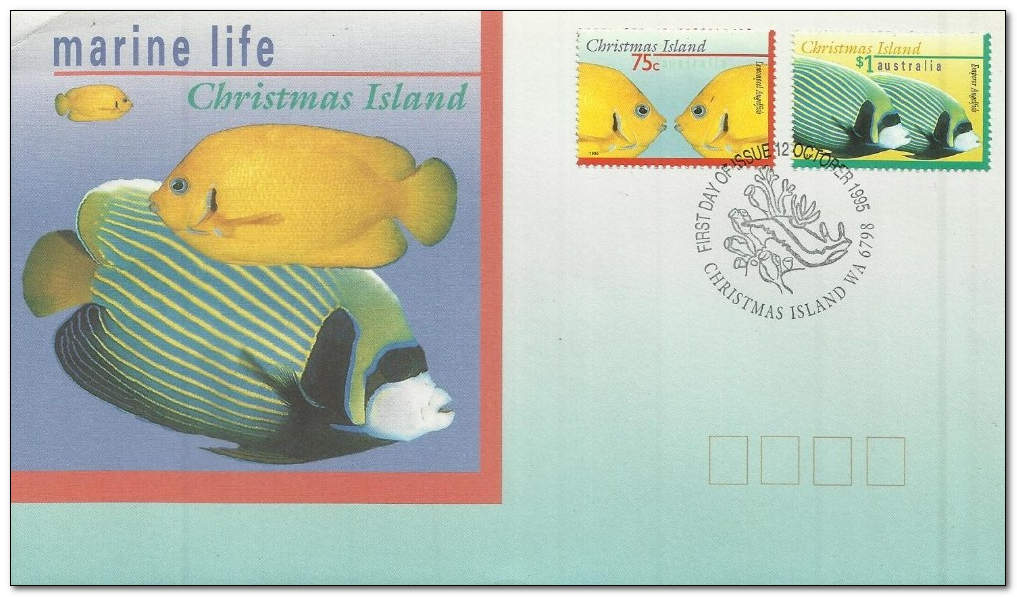 Christmas Island 1995 Fish (definitives) fdc.jpg