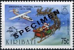 Kiribati 1999 UPU, Christmas c1.jpg