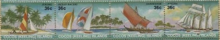 Cocos (Keeling) Islands 1987 Sailing Boats a.jpg