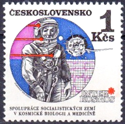 Czechoslovakia 1970 Space Research Programme - INTERKOSMOS 1Kr.jpg