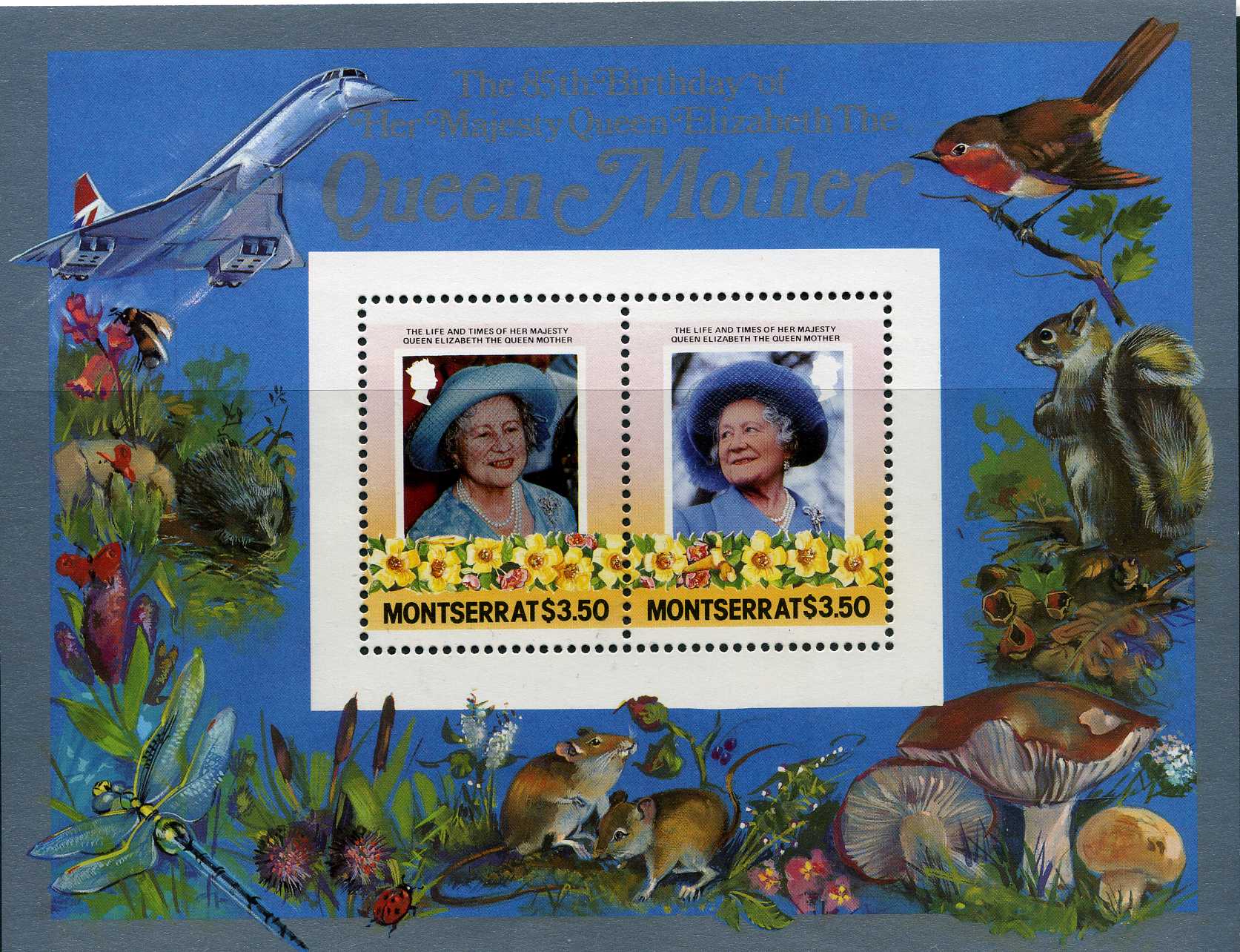 Montserrat 1985 Queen Mother 85th Birthday MS1.jpg