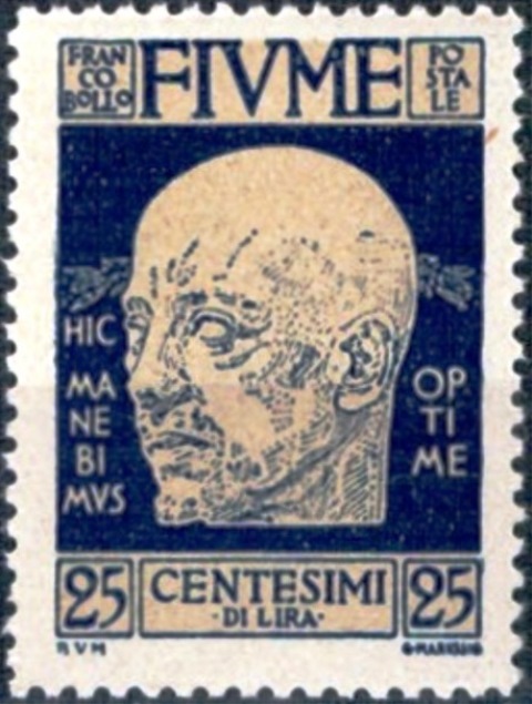 Fiume 1920 Definitives- Gabriele d'Annunzio e.jpg