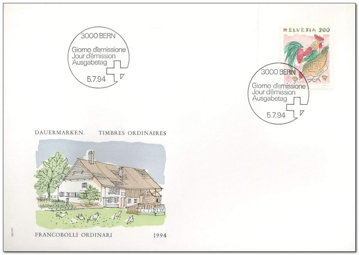 Switzerland 1993 Definitives 4fdc.jpg