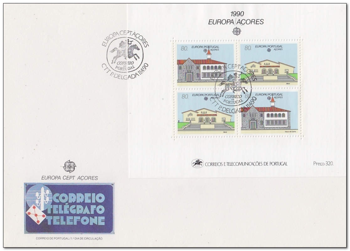 Azores 1990 Europa 1fdc.jpg
