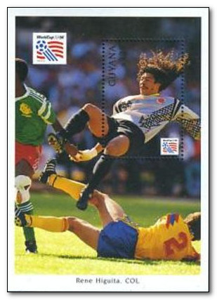 Guyana 1993 Football World Cup USA (1994) series 1 1ms.jpg