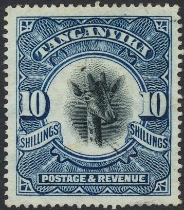 Tanganyika 1922 - 1925 Giraffe e.jpg