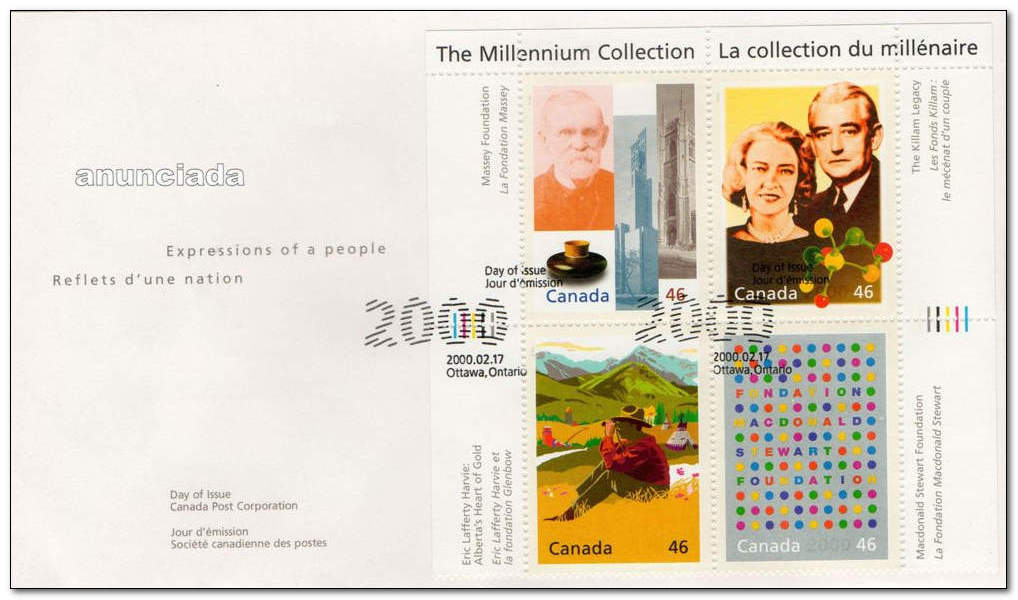 Canada 2000 Millenium Collection 3rd Issue 5fdc.jpg