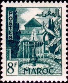French Morocco 1949 Definitives - Cityviews 8f.jpg