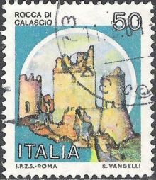 Italy 1980 Definitives - Castles 50L.jpg