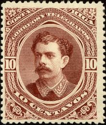 Costa Rica 1889 President Soto 10cu.jpg