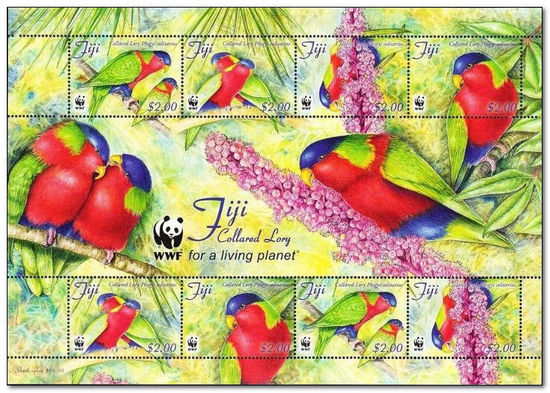 Fiji 2012 World Wildlife Fund - Birds ms.jpg