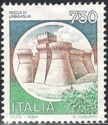 Italy 1980 Definitives - Castles 750L.jpg