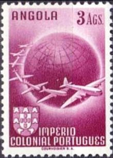 Angola 1949 Airmail - Aeroplanes 3a.jpg
