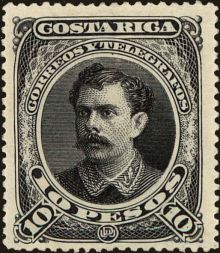 Costa Rica 1889 President Soto 10Pu.jpg
