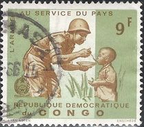 Congo Democratic Republic (Kinshasa) 1965 Congolese Army 9F.jpg