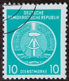 Germany-DDR 1954 Official Stamps 10pf.jpg