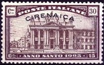 Cyrenaica 1925 Stamps of Italy - Holy Year - Overprinted "CIRENAICA" b.jpg