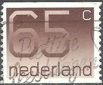 Netherlands 1986 Definitives - Numerals 65cC.jpg