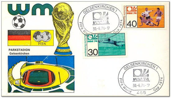 Germany-West 1974 Football World Cup 2fdc.jpg