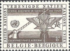 Belgium 1958 United Nation at Expo 58, Brussels and Airmail 8FA.jpg