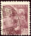 Spain 1949-1950 General Franco perf 13 25c.jpg