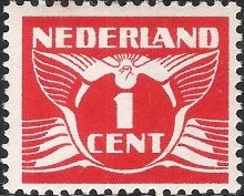 Netherlands 1926 - 1935 Definitives - Flying Dove - Watermarked b.jpg