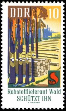 Germany-DDR 1969 Protection of Woodland 10pf.jpg