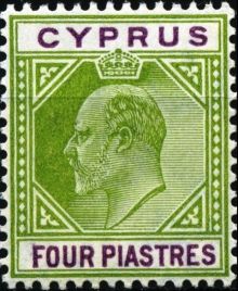 Cyprus 1903-1910 Definitives - King Edward VII 4pi.jpg