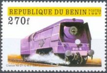 Benin 1997 Railway Locomotives d.jpg