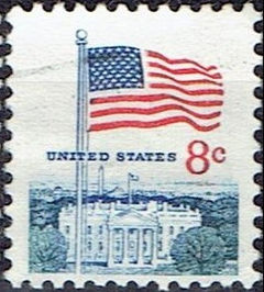 United States of America 1968 Flag over White House 6cB.jpg