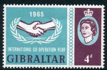 Gibraltar 1965 International Co operation Year b.jpg