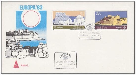 Malta 1983 Europa 1fdc.jpg