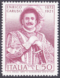Italy 1973 Centenary of the Birth of Enrico Caruso 50L.jpg
