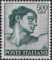 Italy 1961 Definitives - Works of Michelangelo 500L.jpg