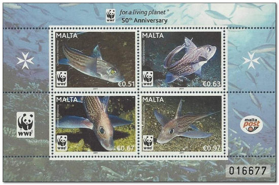 Malta 2011 50th Anniversary of the World Wildlife Fund ms.jpg