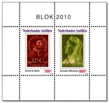 Netherlands Antilles 2010 Stamps on Stamps ms.jpg
