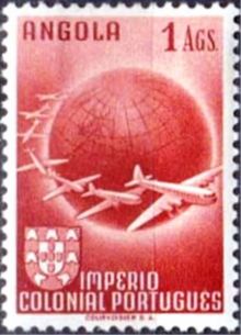 Angola 1949 Airmail - Aeroplanes 1a.jpg