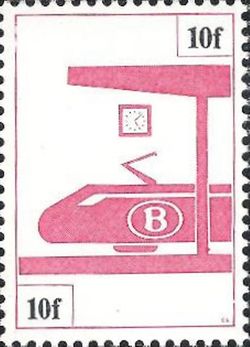 Belgium 1982 -1984 Railway Due Stamps 10F.jpg