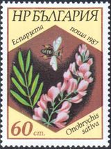 Bulgaria 1987 Bees and Plants 60s.jpg