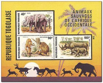 Togo 1974 African Animals ms.jpg