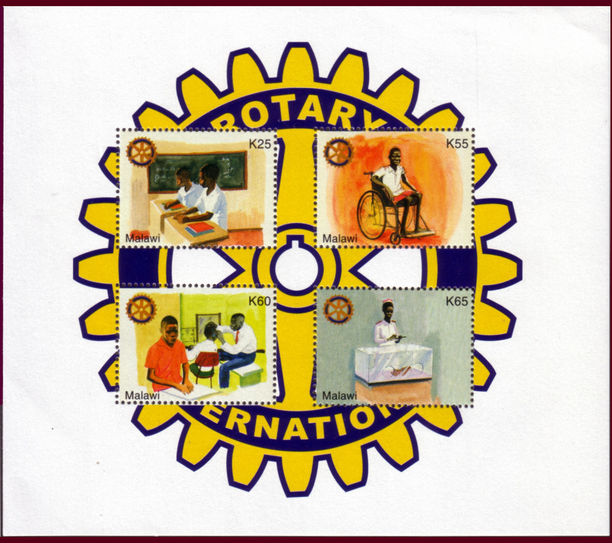Malawi 2005 Rotary International Centenary ms.jpg