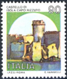 Italy 1980 Definitives - Castles 90L.jpg