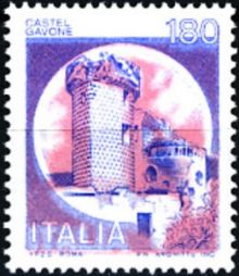 Italy 1980 Definitives - Castles 180L.jpg