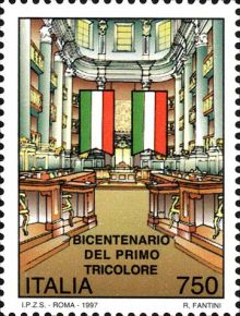 Italy 1997 Bicentenary of First Italian Tricolour a.jpg