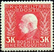 Bosnia and Herzegovina 1912 Franz Joseph s.jpg