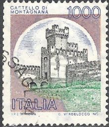 Italy 1980 Definitives - Castles 1000L.jpg
