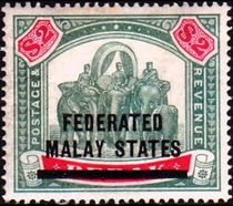 Federated Malay States 1900 Definitives - Perak Stamps - Overprinted $2.jpg